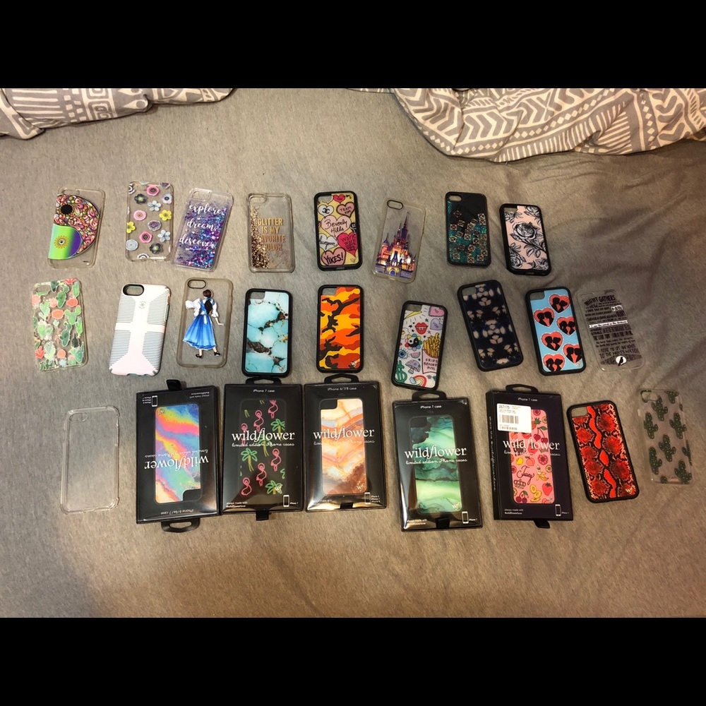 iPhone 7/8 cases! NOT PLUS! BRAND NEW CONDITION!!!